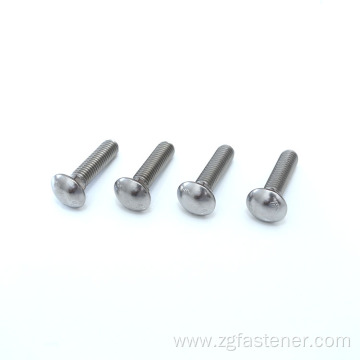 Metric steel round head bolts